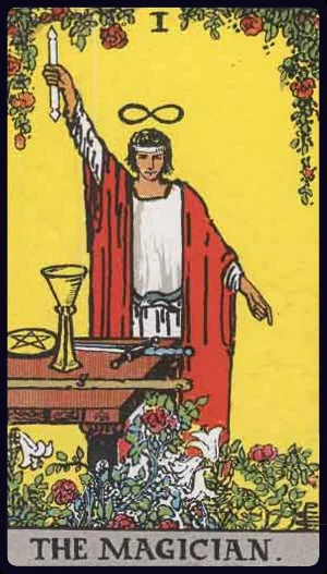 The Magician, from the 1909 Rider-Waite-Smith tarot